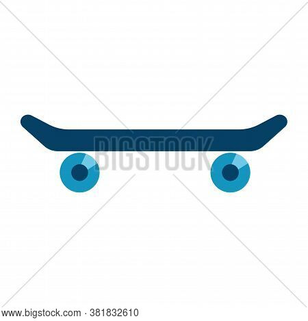 Isolated Skate Board School Trasnport Icon- Vector