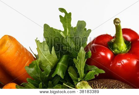 vegetais crus orgânicos