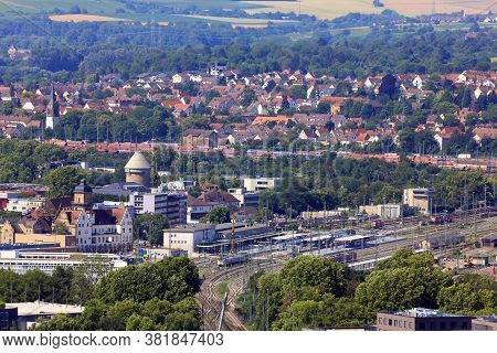 Heilbronn Von Oben Is A Sight Of The City Of Heilbronn