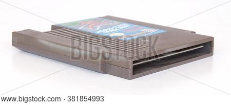 Puebla, Mexico. July 15, 2020. Nes Cartridge 
