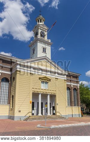 Assen, Netherlands - May 30, 2020: Historic Jozefkerk Church In The Center Of Assen, Netherlands