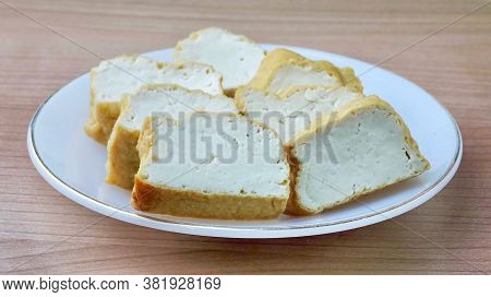 Cuisine And Food, Chinese Deep Fried Tofu Or Fried Bean Curd Usually Served With Sweet And Sour Spic