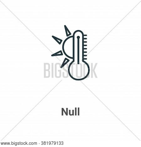 Null Icon Isolated On Vector & Photo (Free Trial) | Bigstock