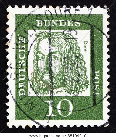 Postage stamp Germany 1961 Albrecht Durer, painter and engraver
