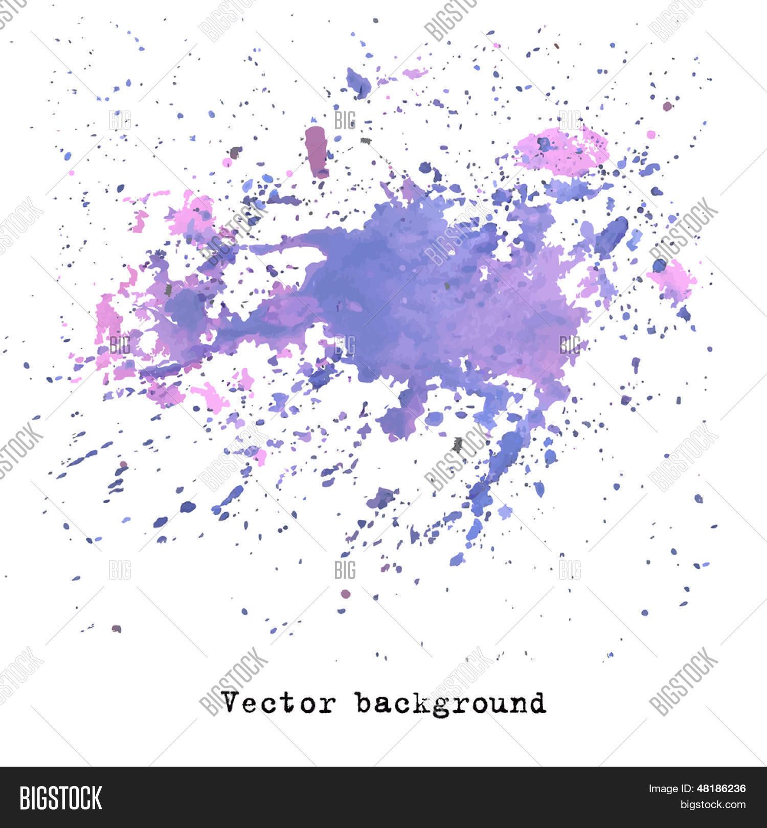 Violet Watercolor Vector & Photo (Free Trial) | Bigstock
