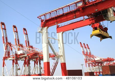 Port Cranes And Container Trade