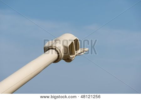 Field Gun Barrel Pointing In Air