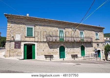 Civetta palace. Alberona. Puglia. Italien.