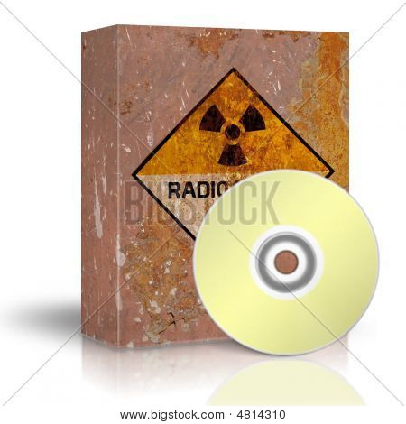 Caja de hierro oxidado para Material radiactivo