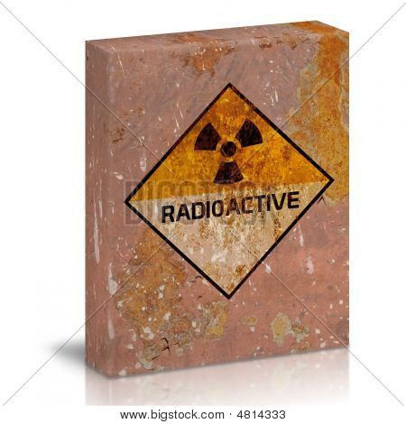 Caja de hierro oxidado para Material radiactivo