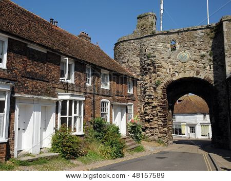 Landgate fortified gatehouse. Rye West Sussex.