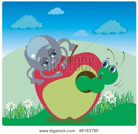 Spider a housenka na Apple