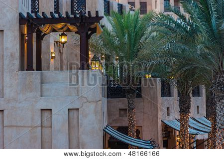 Souk Madinat 주메이라의 두바이, 아랍 에미리트-11 월 15 일: 보기