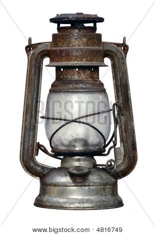 Tid slitna fotogenlampa