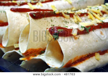 Enchilada forberedelse