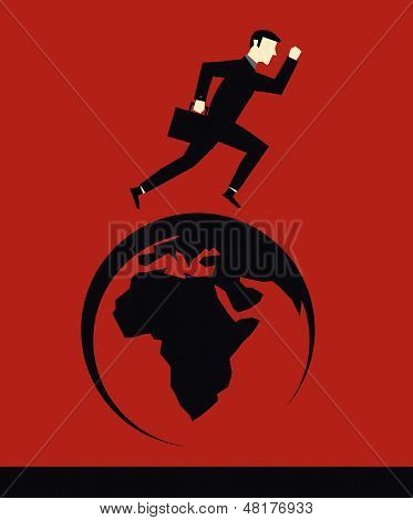 Businessman run world