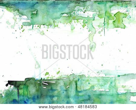 Green and white