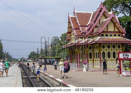 The Royal Waiting Room At Hua Hin Railway Station