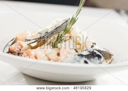 Паста с морепродуктами 