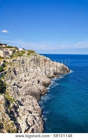Ciolo bridge. Santa Maria di Leuca. Puglia. Italy.