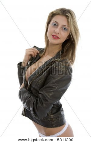 Sexy dívka s větrovky
