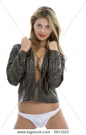 Sexy dívka s větrovky