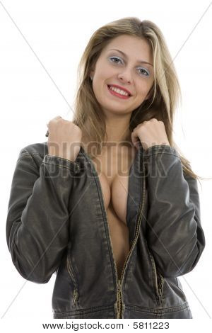 Sexy dívka s větrovky