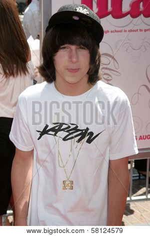 Mitchel Musso at the Los Angeles premiere of 