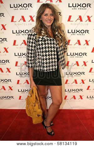 Lauren Bosworth at the pre-VMA party hosted by Christina Aguilera. LAX Night Club, Las Vegas, NV. 09-08-07