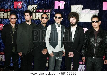 Linkin Park arriving at the 2007 MTV Video Music Awards. The Palms Hotel And Casino, Las Vegas, NV. 09-09-07