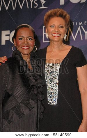 Cicely Tyson and Leslie Uggams in the press room at the 59th Annual Primetime Emmy Awards. The Shrine Auditorium, Los Angeles, CA. 09-16-07