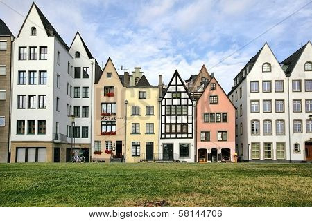 German-style Houses In Cologne