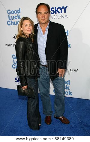 Jennifer Sloan and Jim Belushi at the Los Angeles Premiere of 