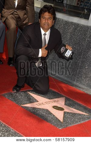Erik Estrada at the cermony honoring him with the 2,336th star on the Hollywood Walk of Fame. Hollywood Boulevard, Hollywood, CA. 4-19-07