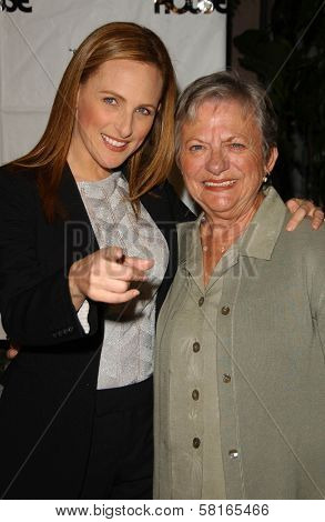 Marlee Matlin and mother Libby at The 4th Annual Triumph For Teens Awards Gala. Four Seasons Hotel, Beverly Hills, CA. 04-25-07