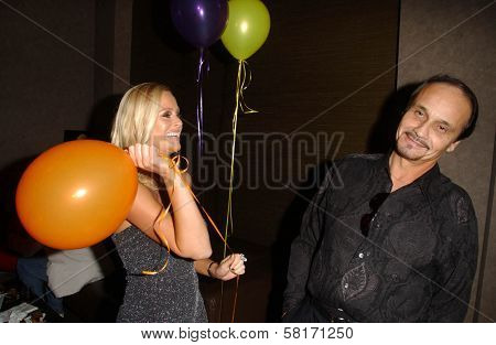 Katie Lohmann and Charles McClendon  at the birthday party for Alana Curry. Next Door Tapas Lounge, Studio City, CA. 05-02-07