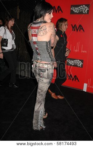 Kat Von D at the Launch Party for Wes Borland's Album 