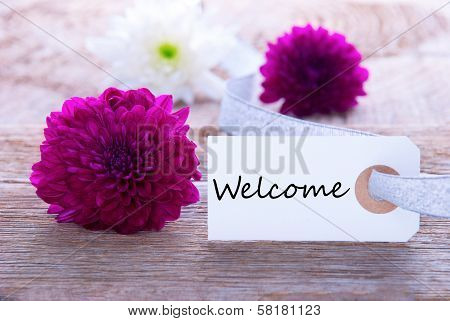 Label With Welcome