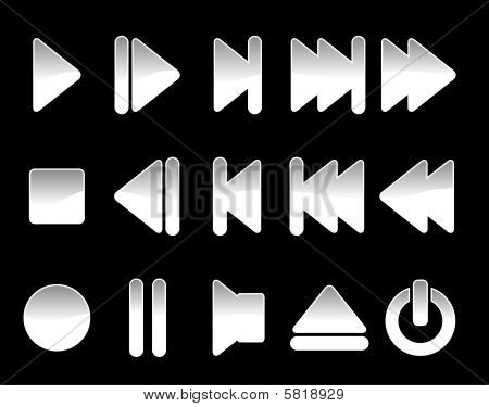 multimedialne symbole - wektor