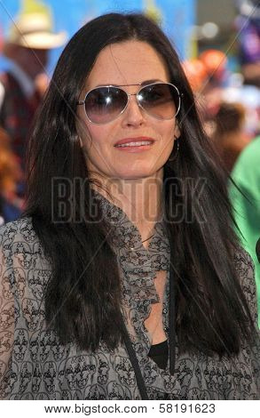 Courtney Cox at the Opening of Disneyland's 
