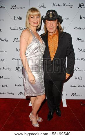 Rena Riffel and Jose Eber at the launch of Phoebe's Phantasy by Lotion Glow. Kaje Boutique, Beverly Hills, CA. 06-16-07