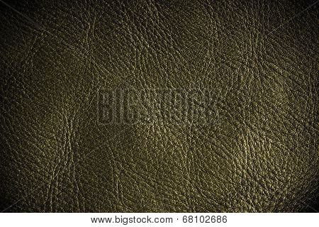 Brown Textured Leather Grunge Background Closeup