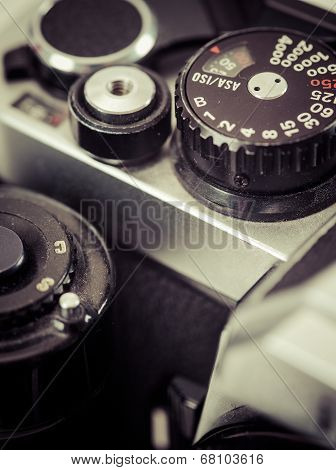 Vintage Camera Shutter Speed Knob