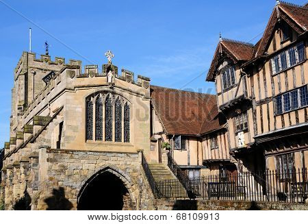 St James Chapel & Lord Leycester Hospital.