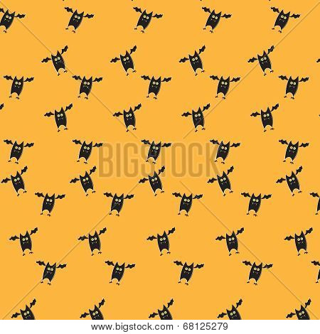 Yellow Batty Halloween
