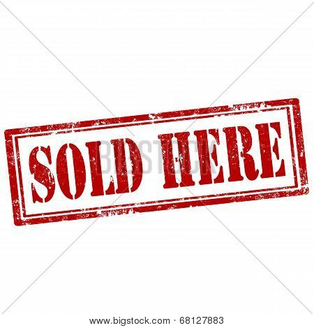 Sold Here-stamp
