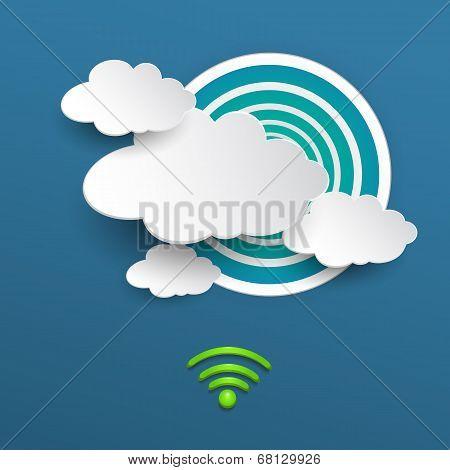 Paper cloud computing