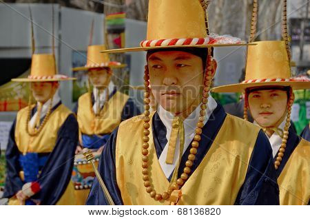 Participant at the Deoksugung Palace Royal Guard-Changing Ceremony