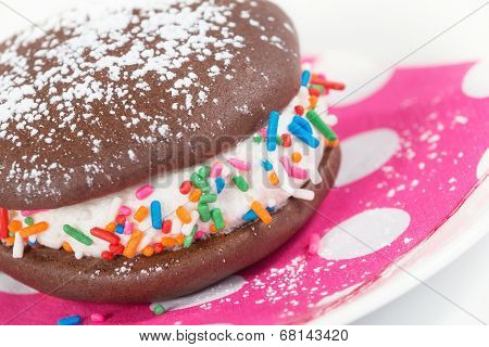 Closeup Of Whoopie Pie