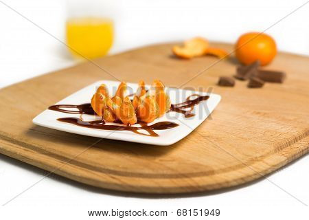 Orange for pudding